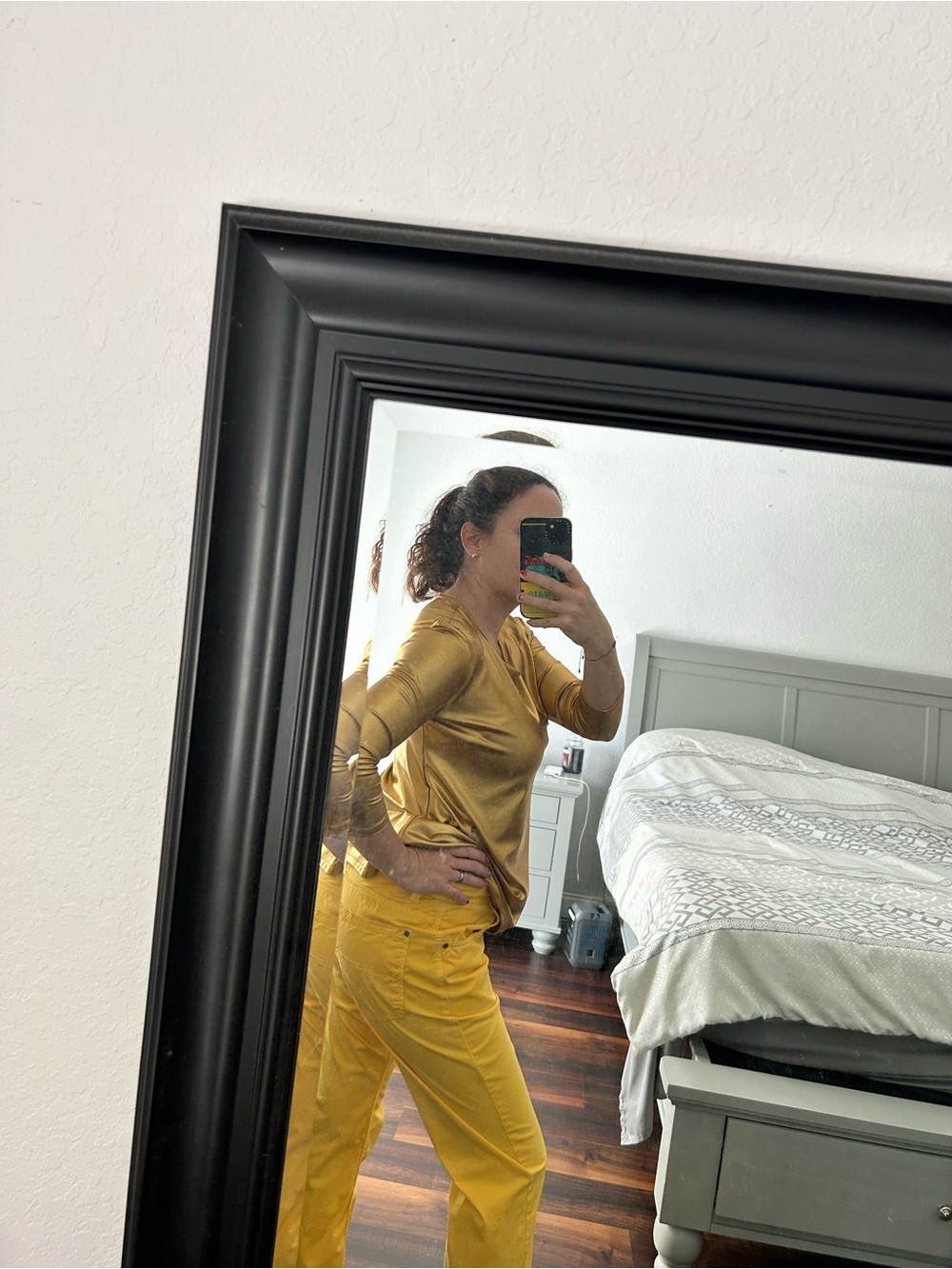 Unisex Yellow Jeans